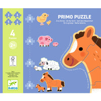 Thumbnail for Djeco Progressivt pussel At the Farm (3+4+5+6 bitar)