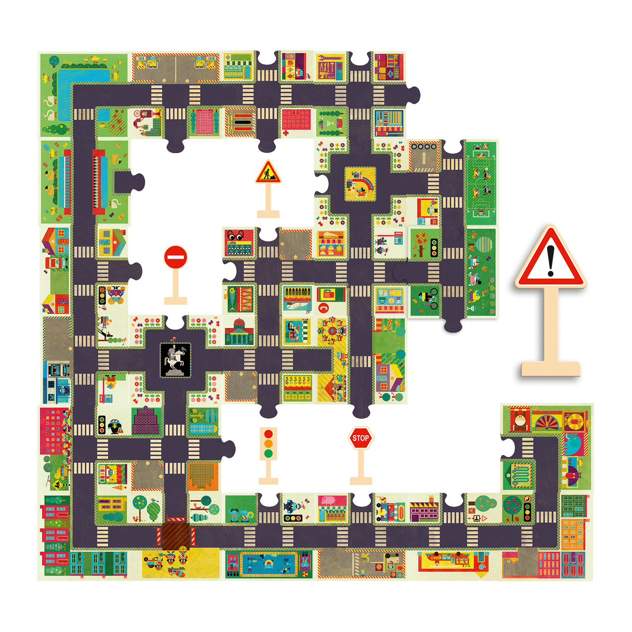 Djeco Pussel The City (24 bitar)