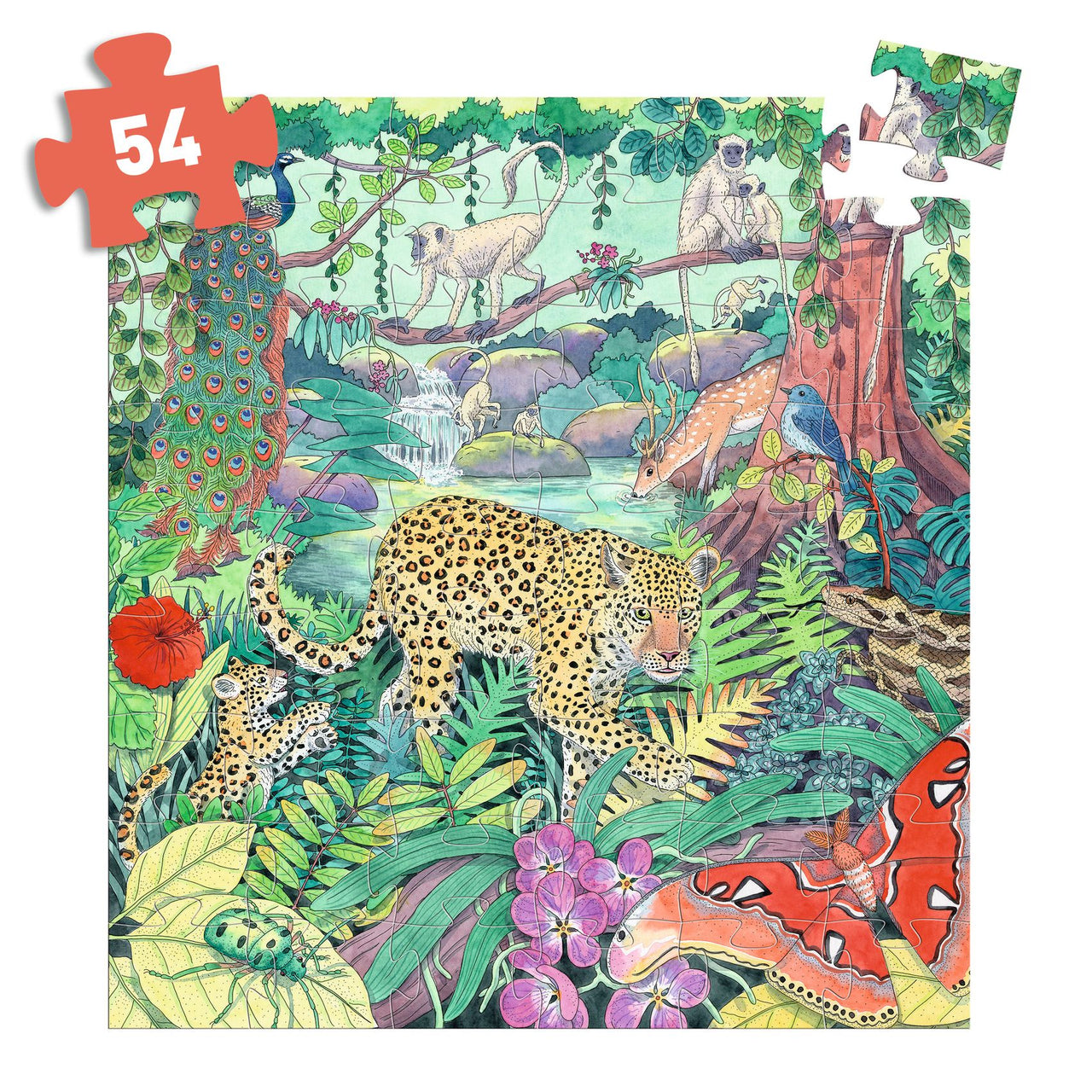 Djeco Pussel Indian Jungle (54 bitar)