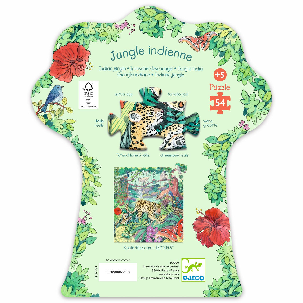 Djeco Pussel Indian Jungle (54 bitar)