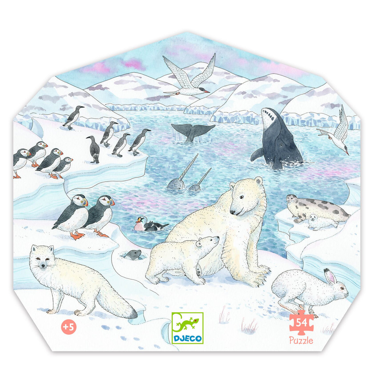 Djeco Pussel Polar Softness (54 bitar)