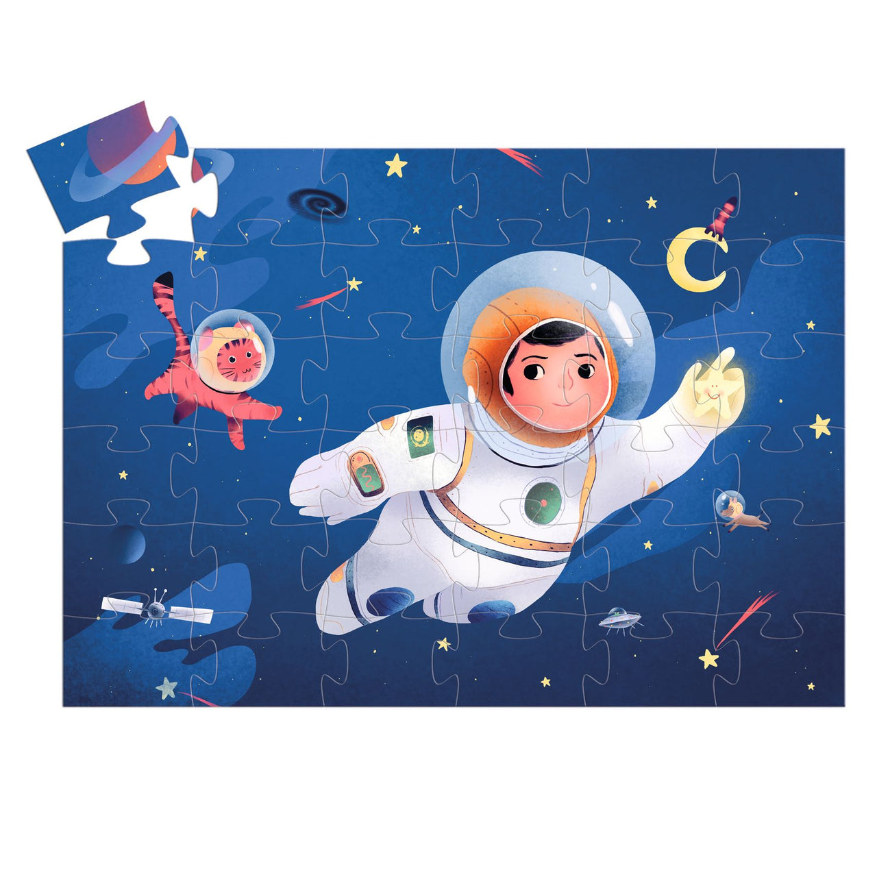 Djeco Pussel An Astronaut On The Moon (36 bitar)