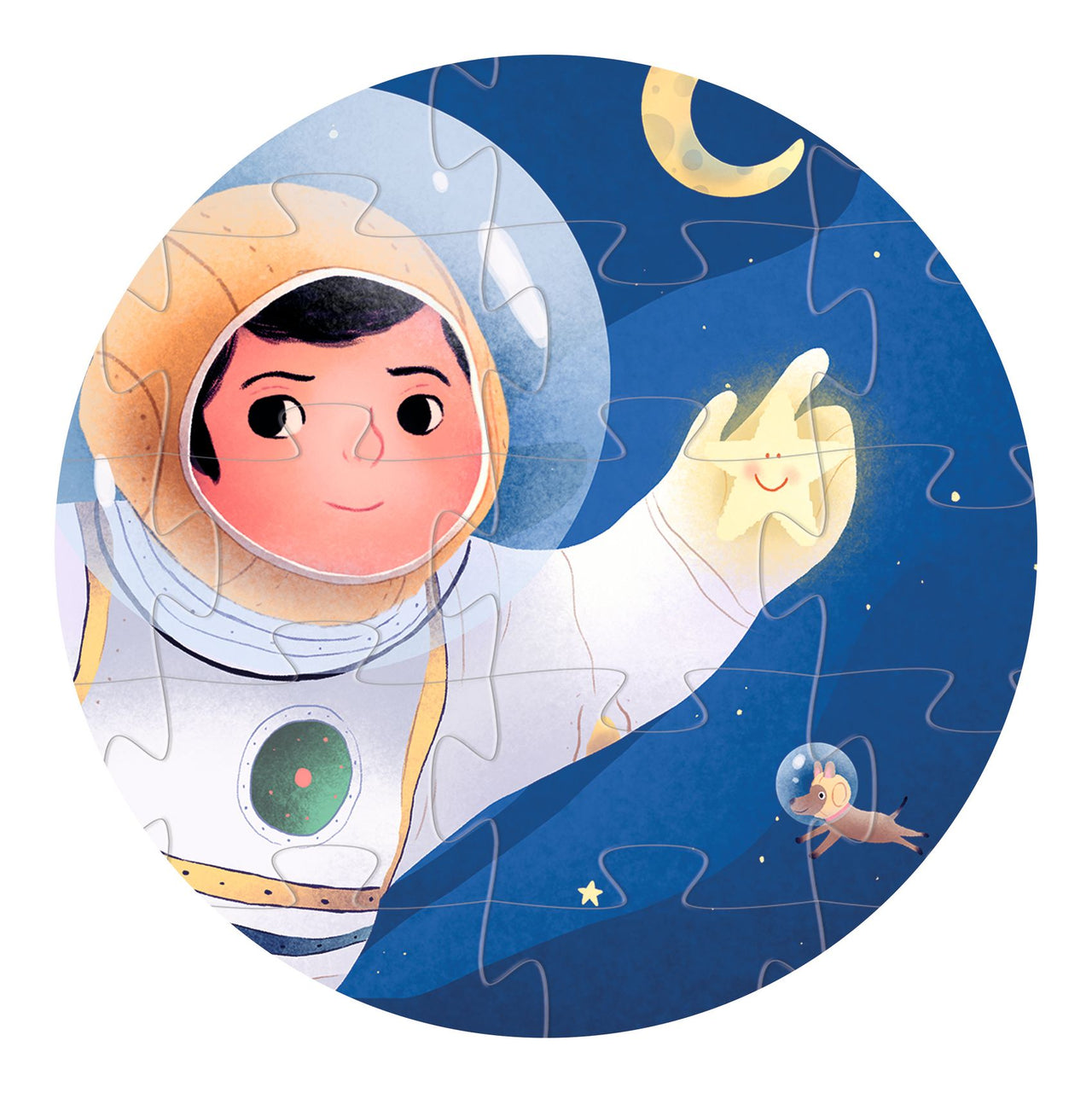 Djeco Pussel An Astronaut On The Moon (36 bitar)