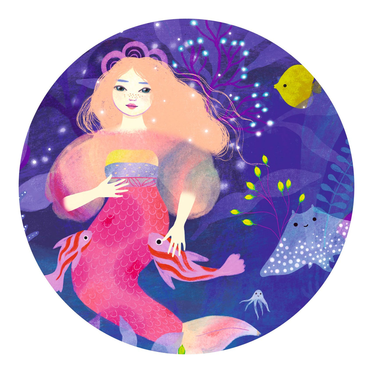 Djeco Pussel Ella the Mermaid (36 bitar)