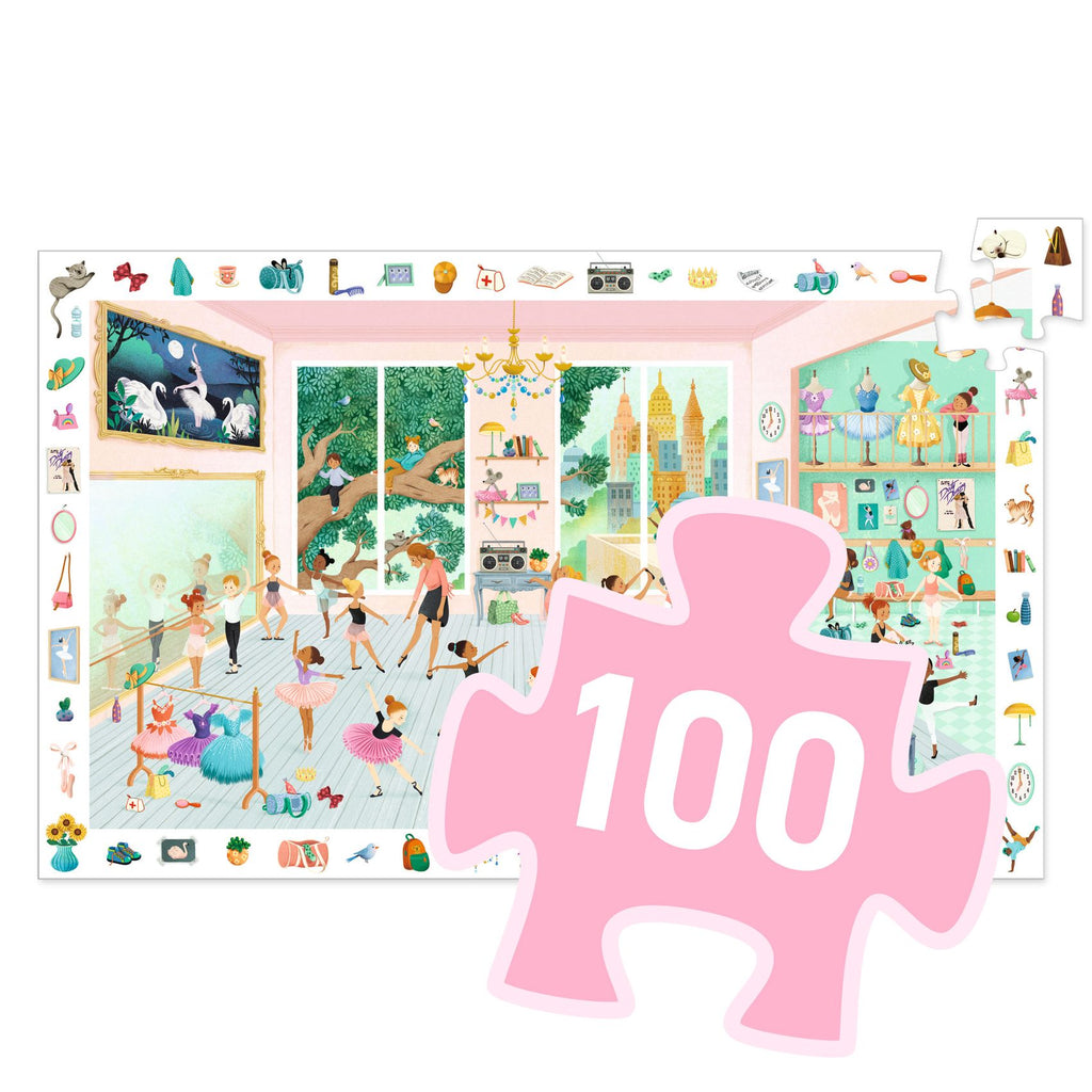 Djeco Pussel The Dance School (100 bitar)