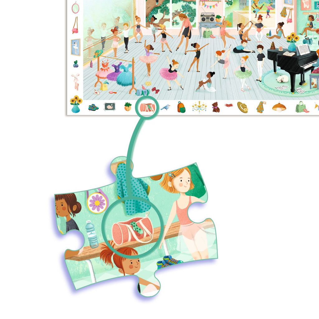 Djeco Pussel The Dance School (100 bitar)