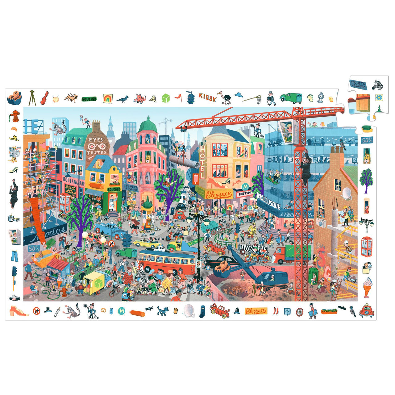 Djeco Observationspussel The City (200 bitar)