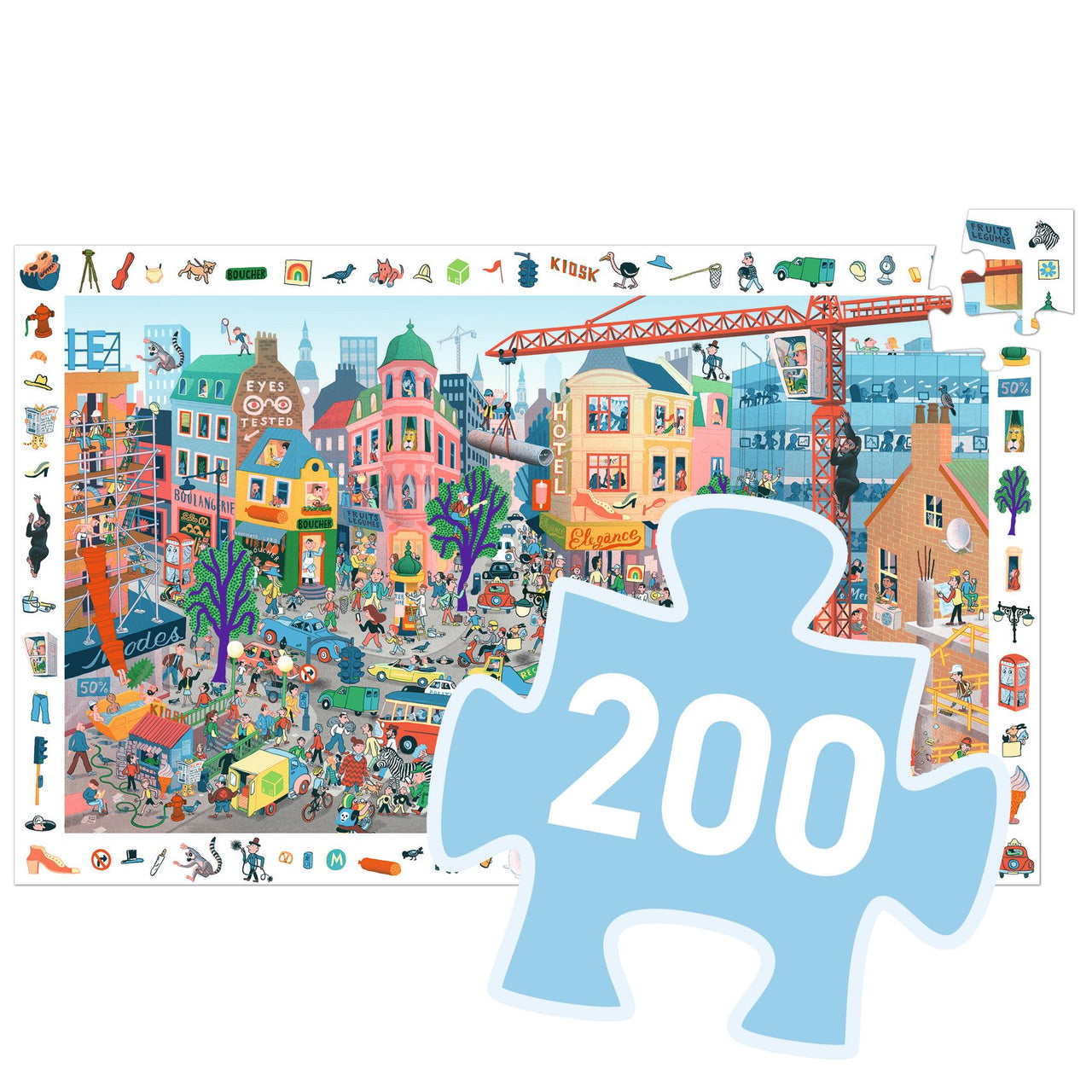 Djeco Observationspussel The City (200 bitar)