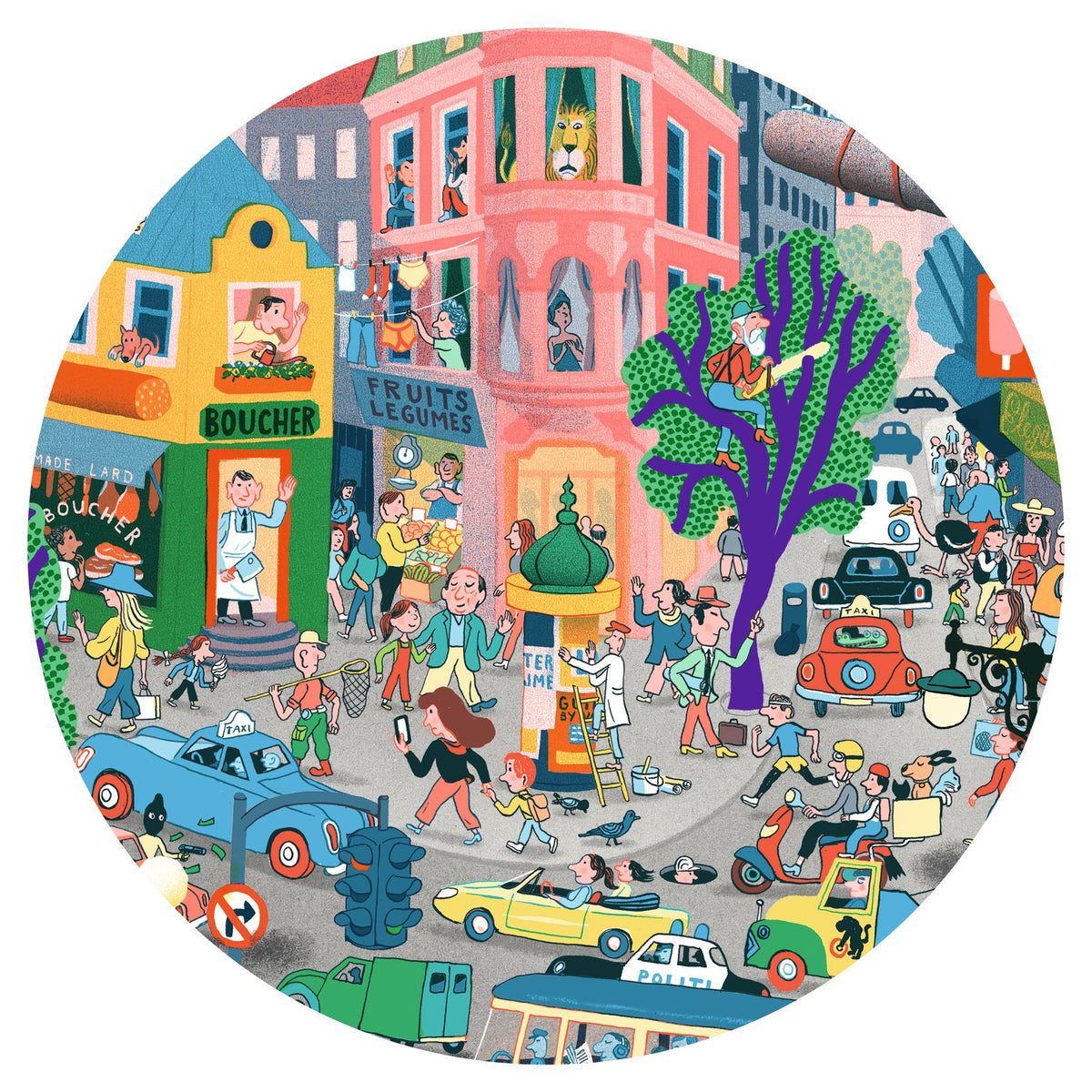 Djeco Observationspussel The City (200 bitar)