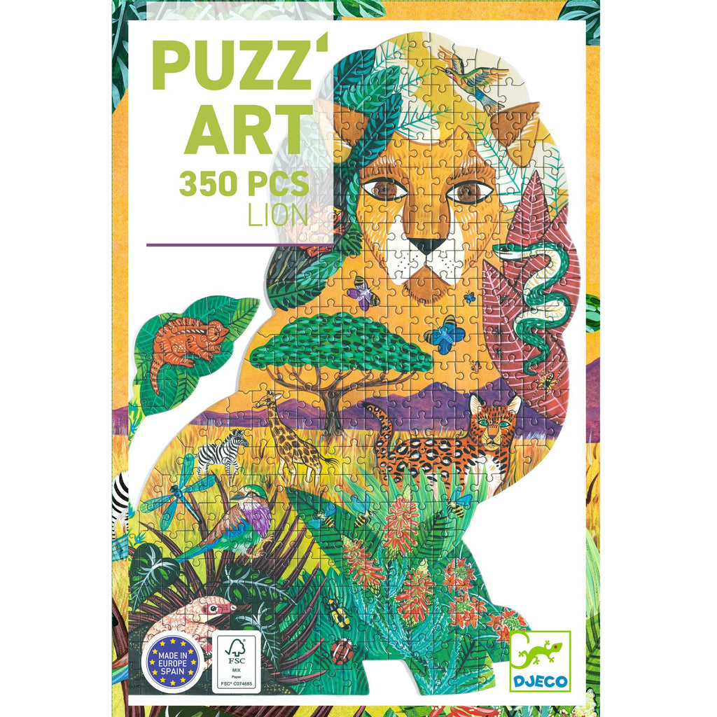 Djeco Puslespil Puzz'Art Løve (350 brikker)