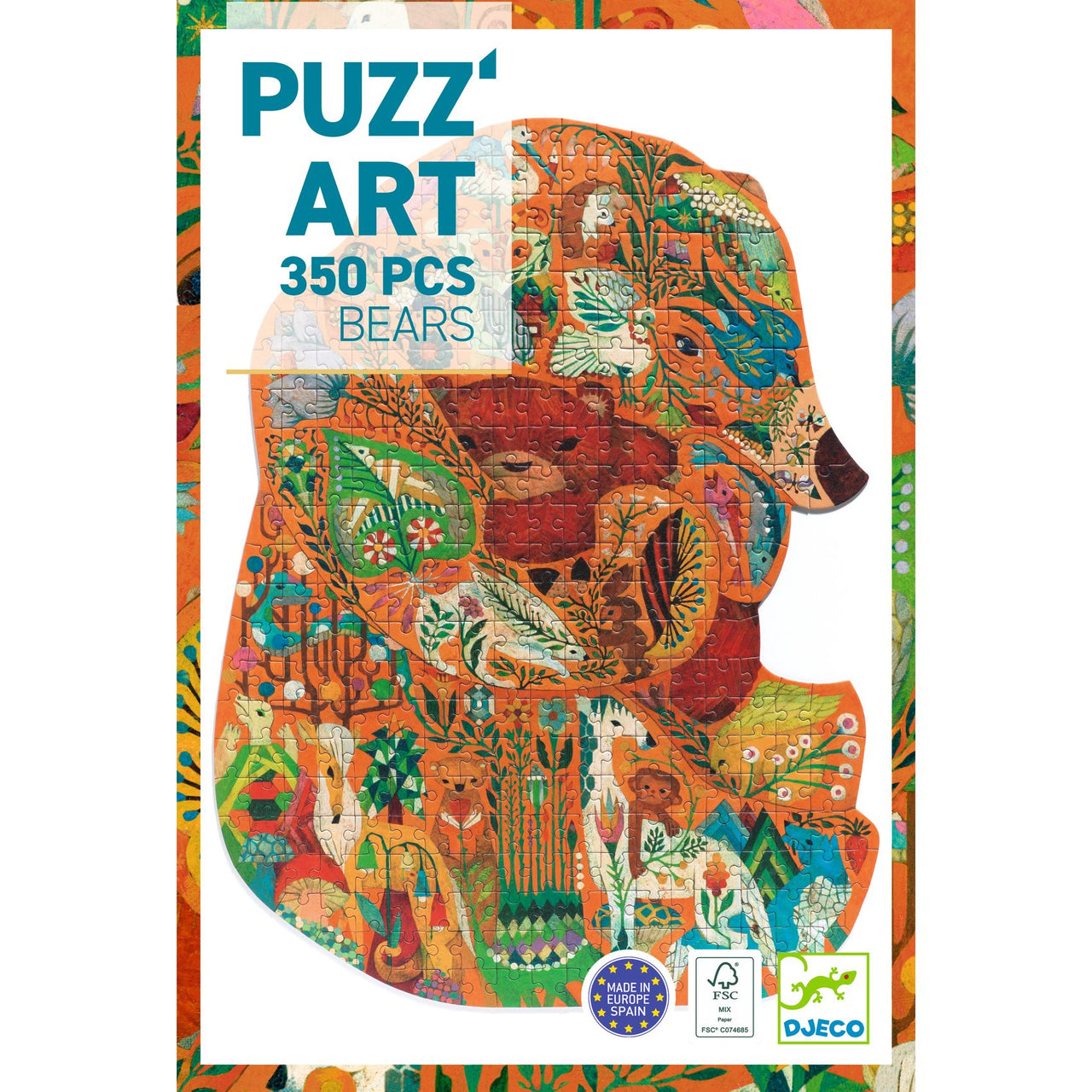 Djeco Pussel PuzzArt Bears (350 bitar)