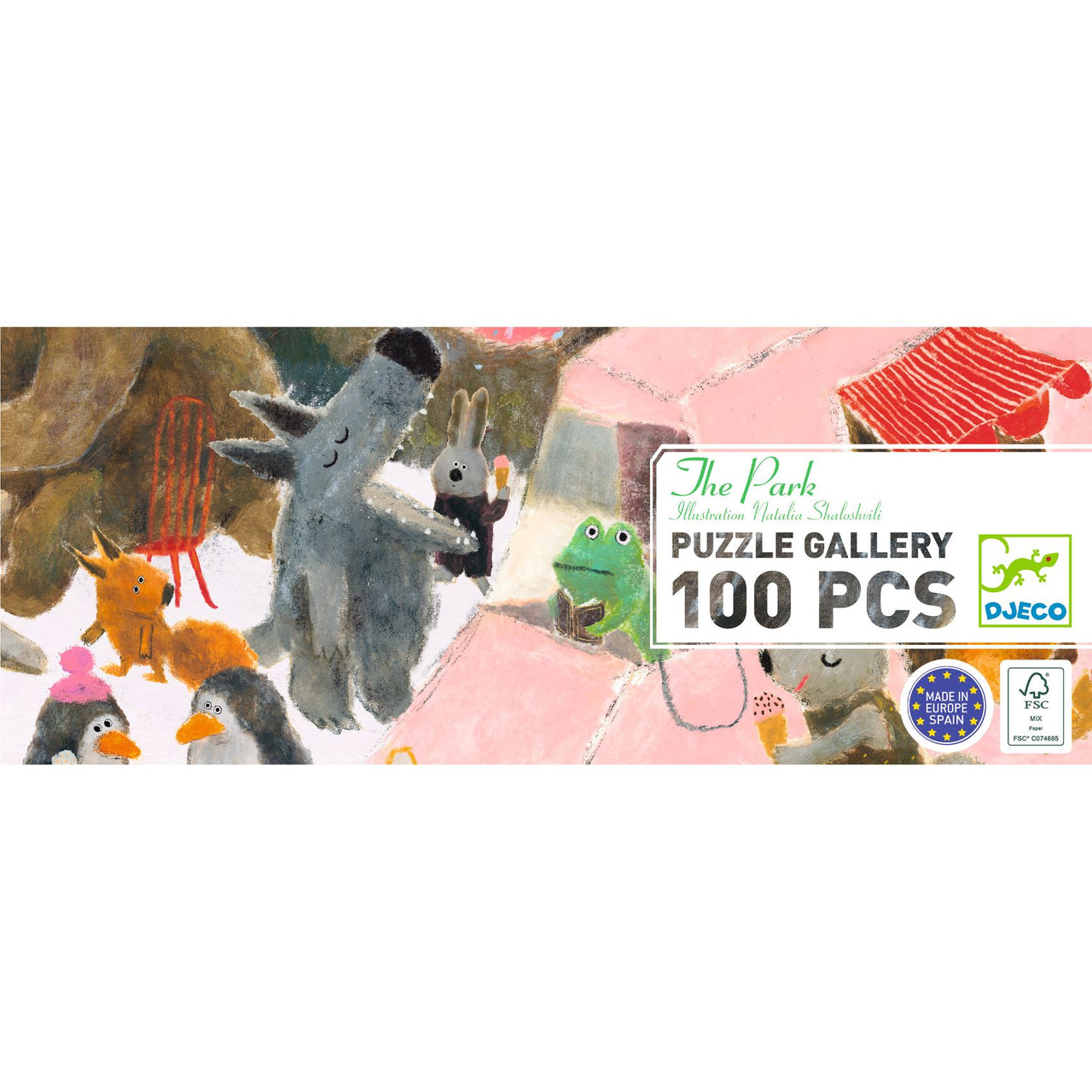 Djeco Pussel The Park (100 bitar)