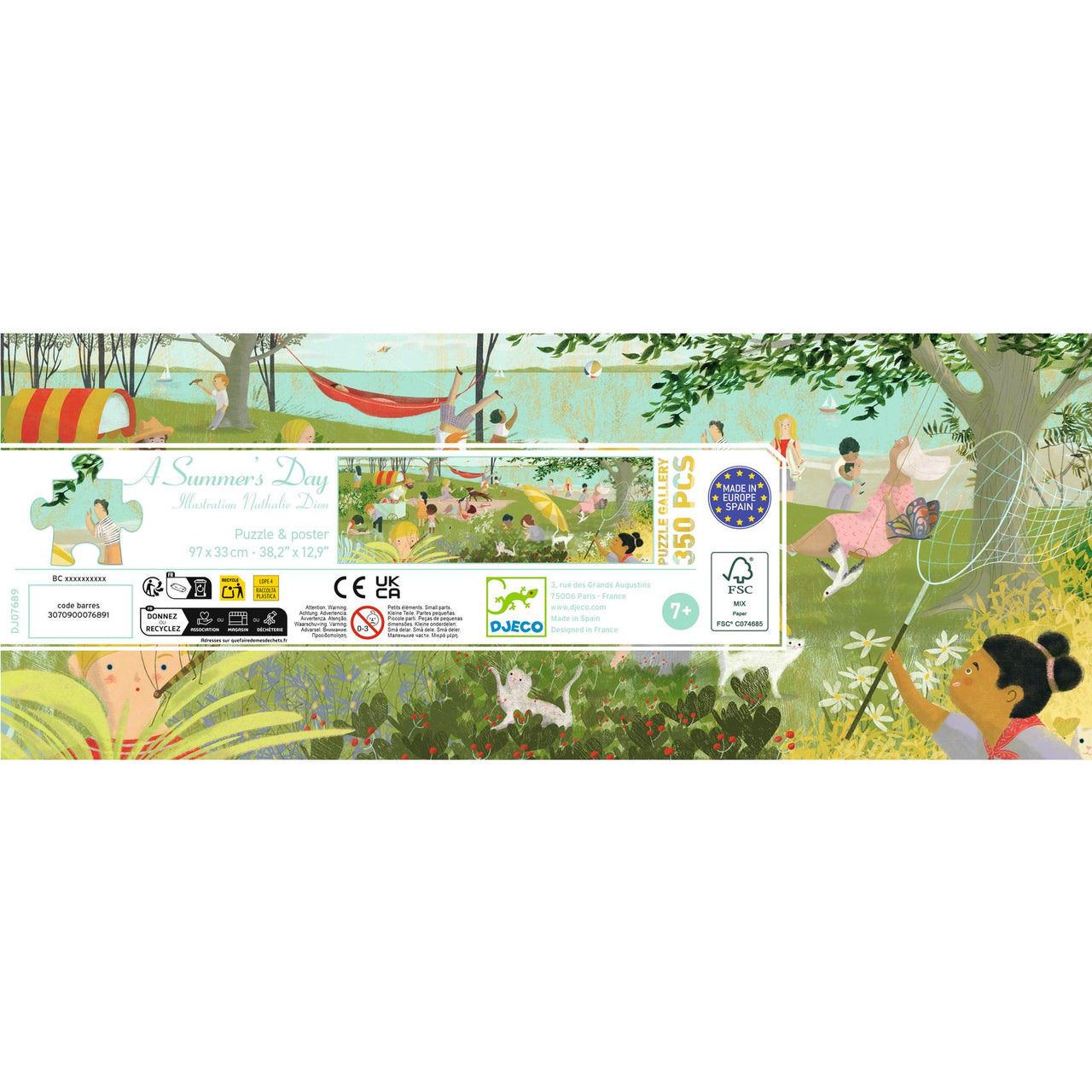 Djeco Galleripussel A Summer's Day (350 bitar)