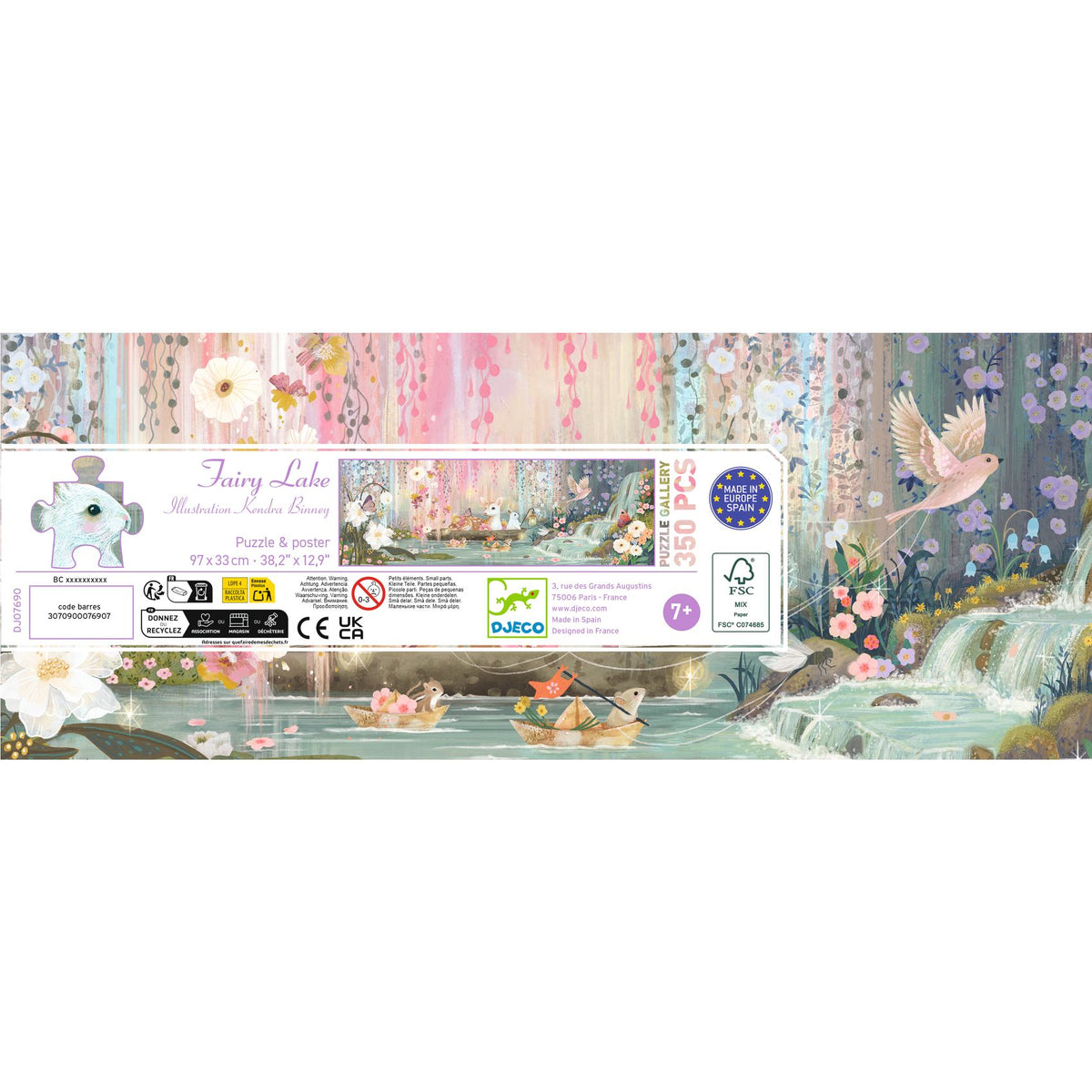 Djeco Puslespil Gallery Fairy Lake (350 brikker)