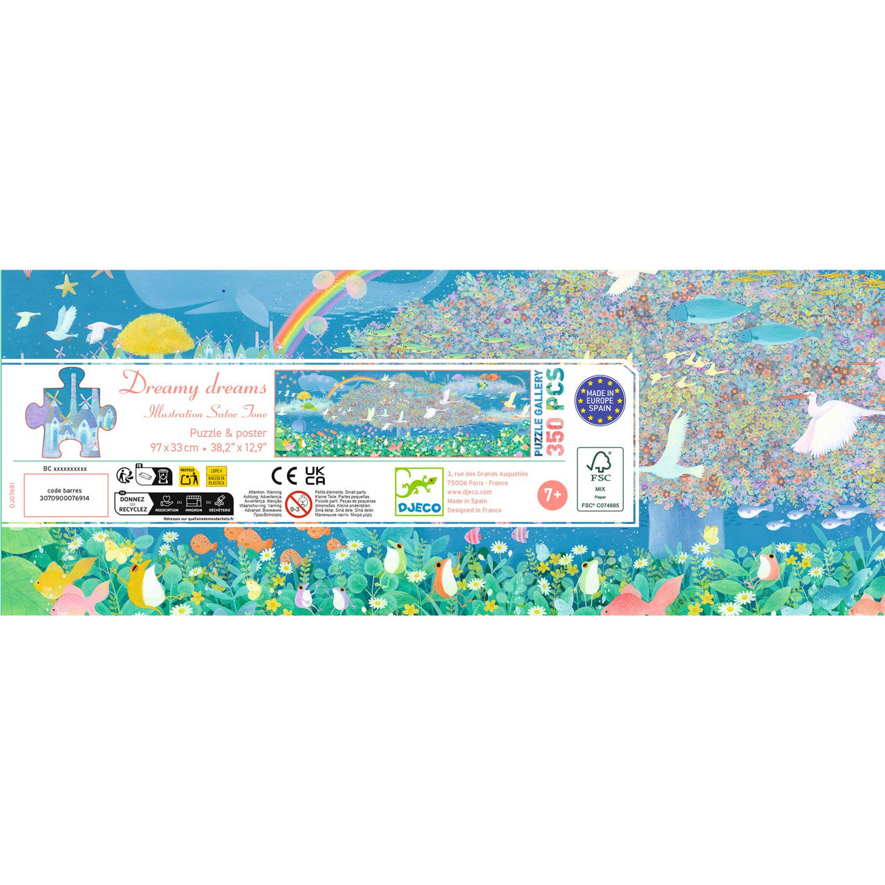 Djeco Galleripussel Dreamy Dreams (350 bitar)