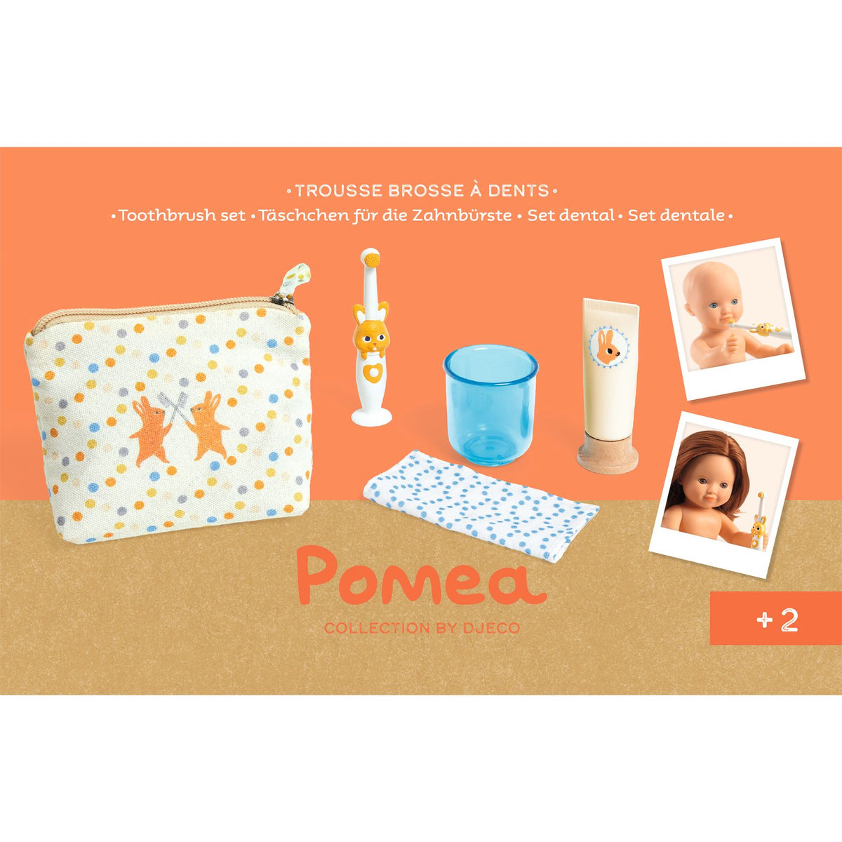 Djeco POMEA Tandborstset