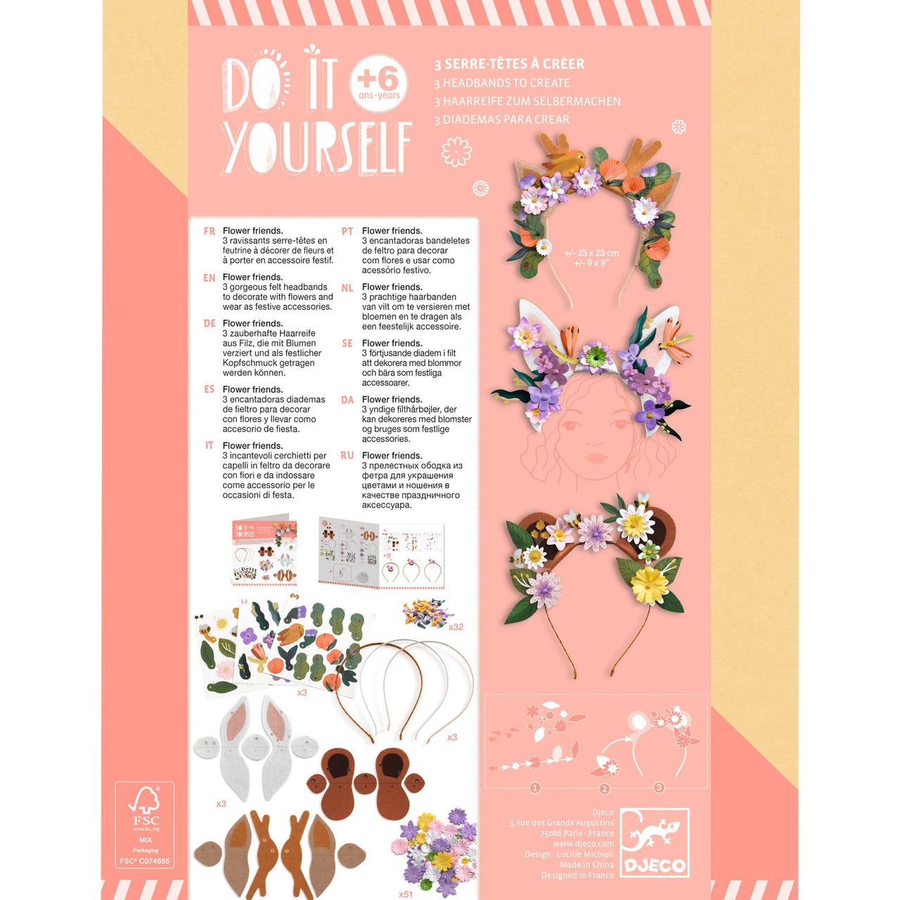 Djeco DIY Flower Friends