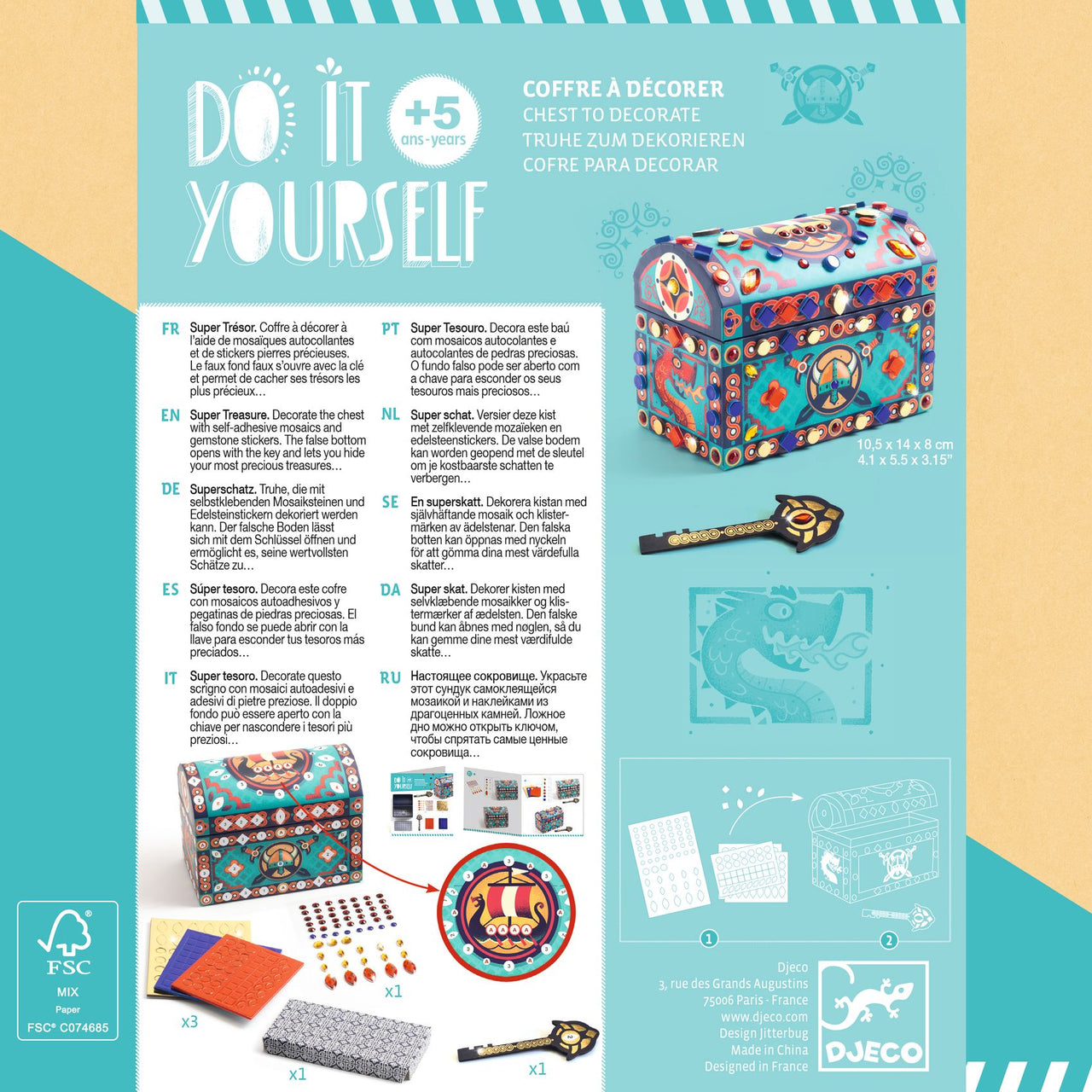 Djeco DIY Super Treasure