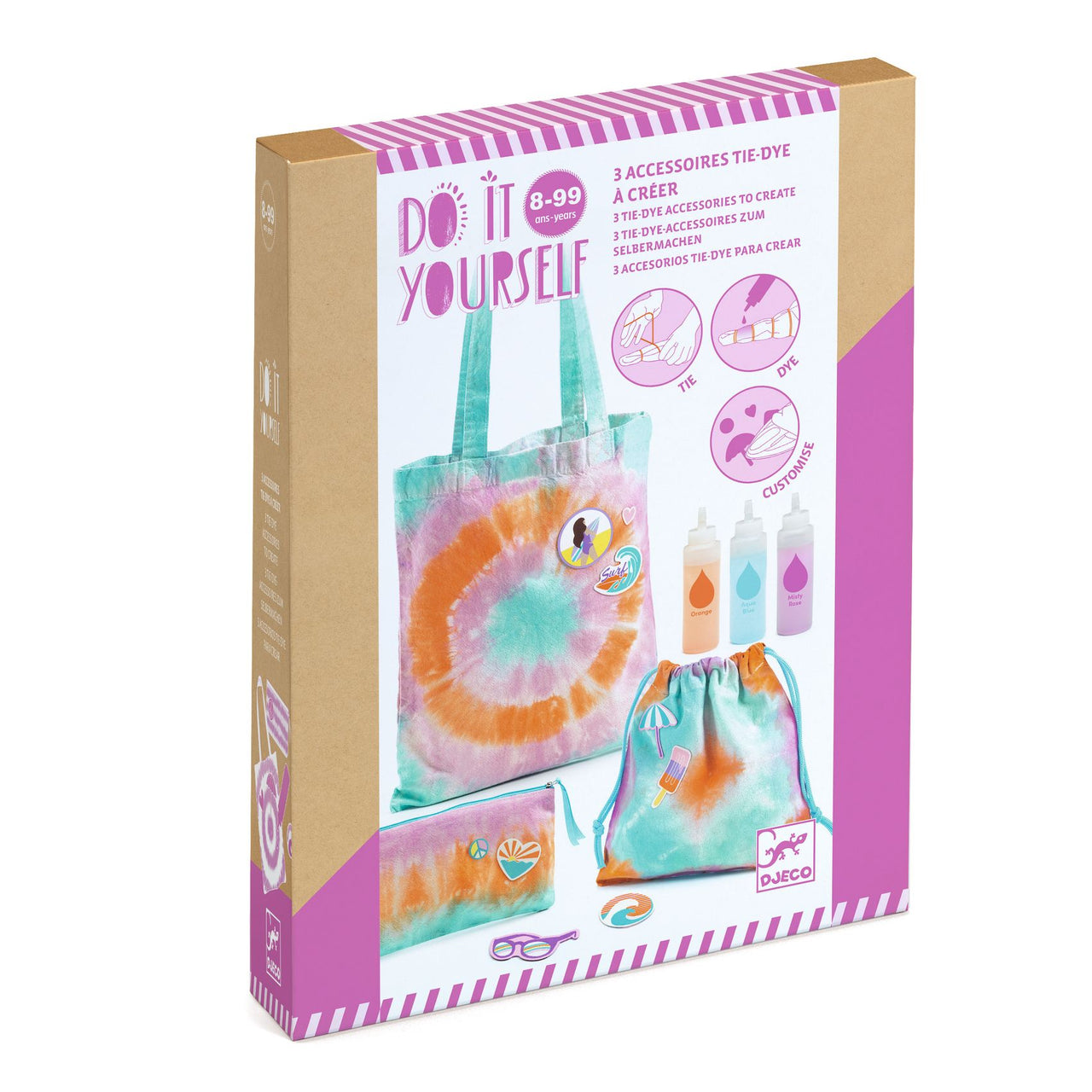 Djeco DIY Batikpyssel Sunshine Camp