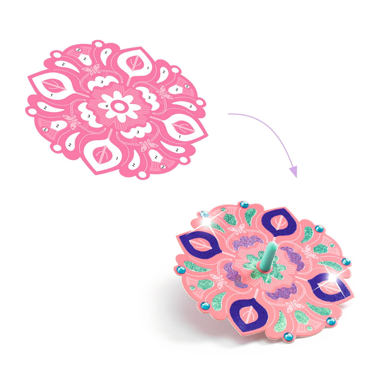 Djeco Pysselbox Flower Power