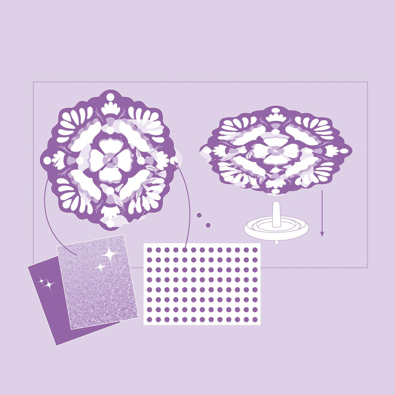 Djeco Pysselbox Flower Power