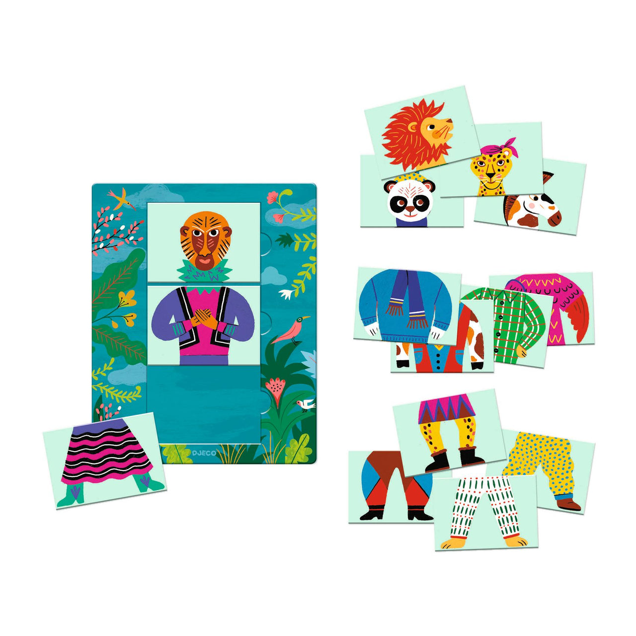 Djeco Logikspel Mix & Match Modanimo