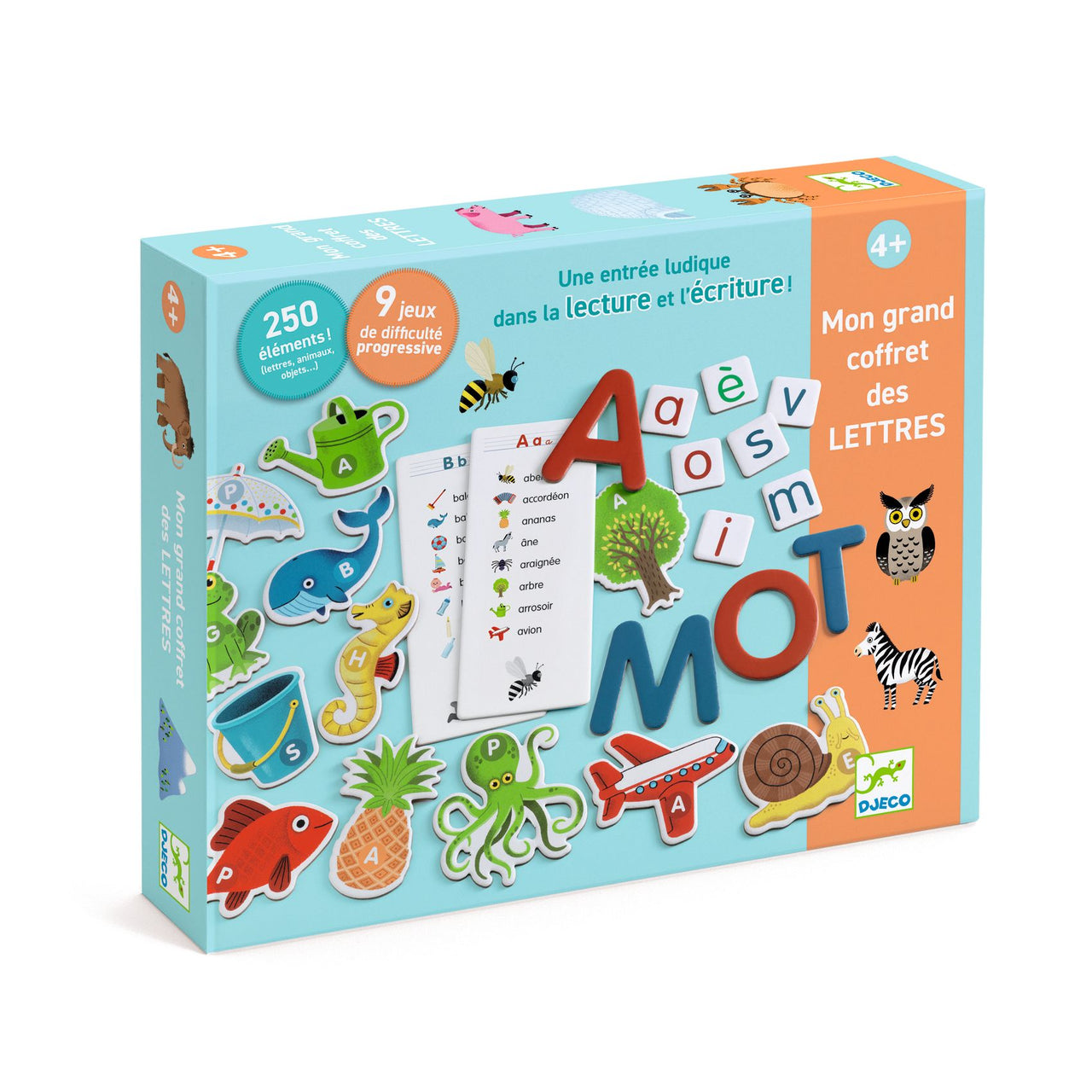 Djeco Sällskapsspel Grand coffret Lettres (på Franska)