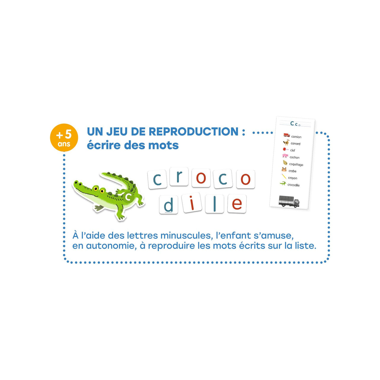 Djeco Sällskapsspel Grand coffret Lettres (på Franska)