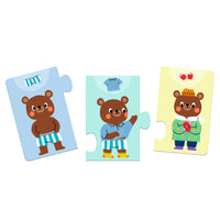 Thumbnail for Djeco Sekvenspussel Teddy Dresses Up (10 bitar)