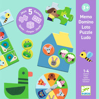 Thumbnail for Djeco Spel 5-i-1 At the Farm