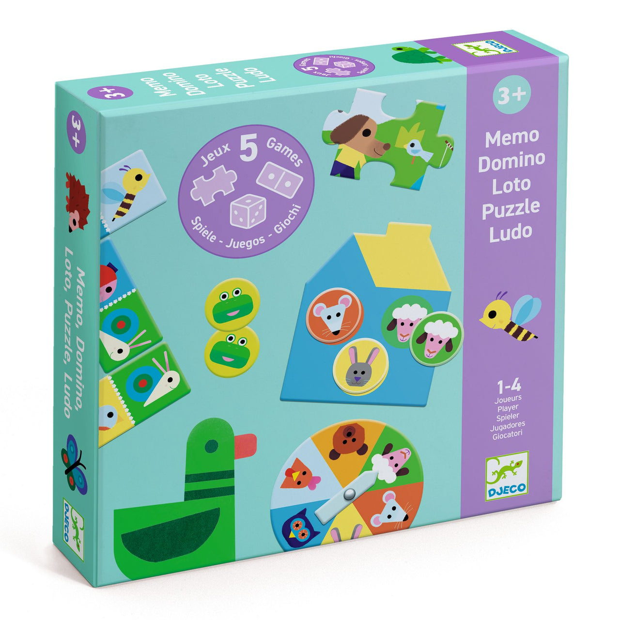 Djeco Spel 5-i-1 At the Farm