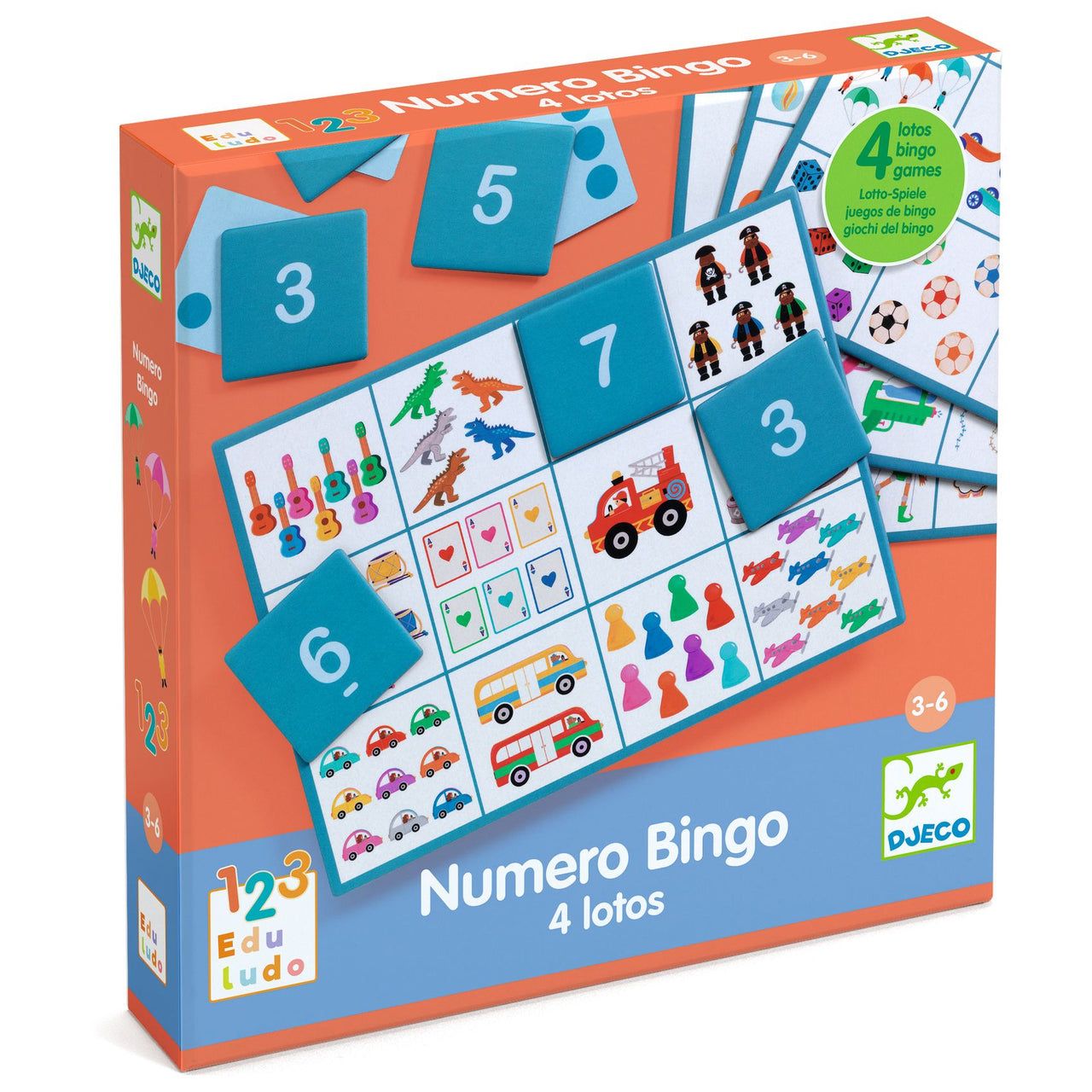 Djeco Eduludo Numero Bingo