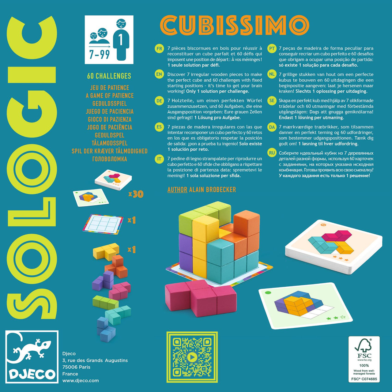 Djeco Logikspel Sologic Cubissimo