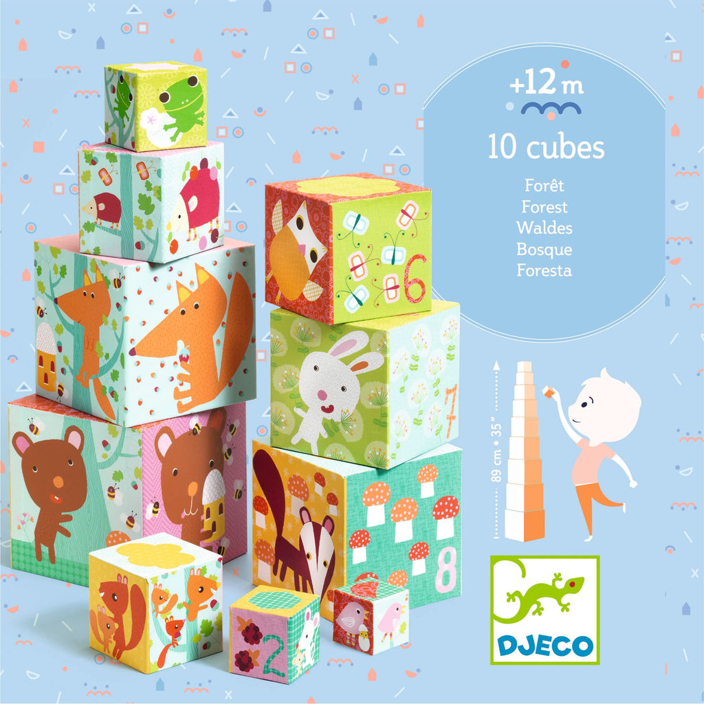 Djeco Stableklodser Forest Blocks (10 dele)