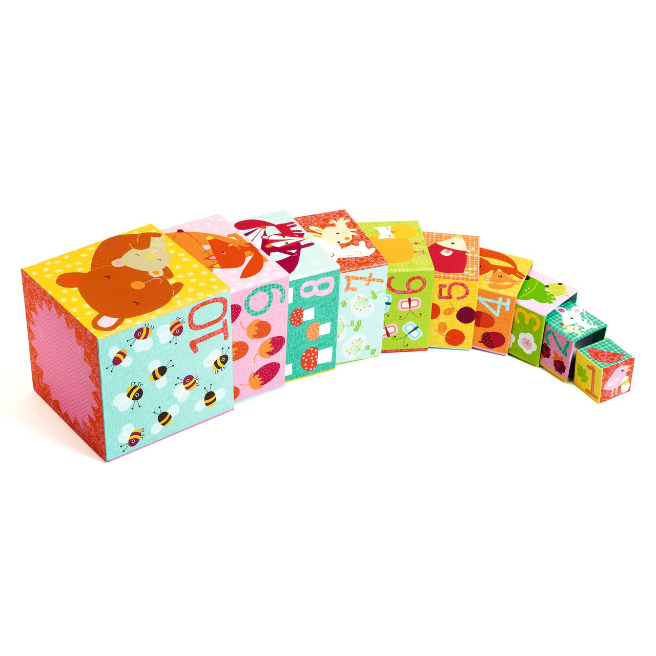 Djeco Stapelklossar Forest Blocks (10 delar)