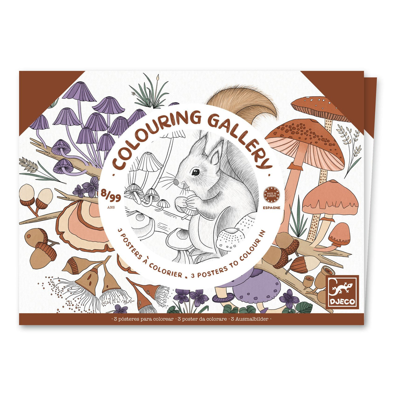 Djeco Colouring Gallery - Naturalist