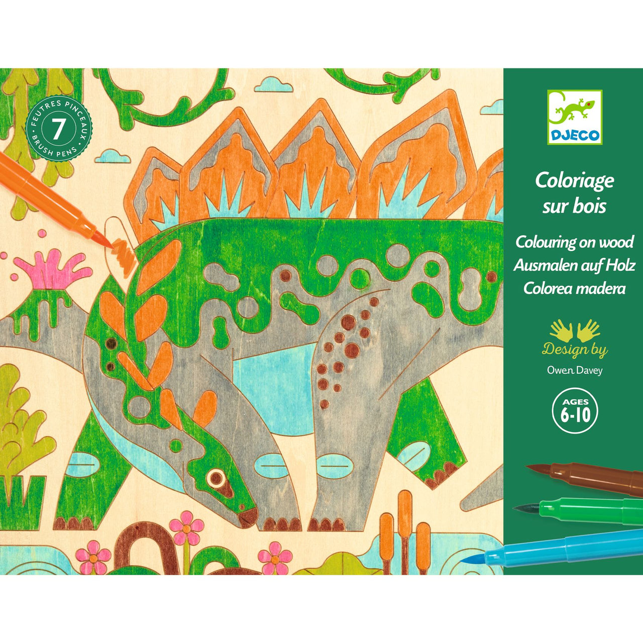 Djeco Pysselbox Djur & Natur Dino World