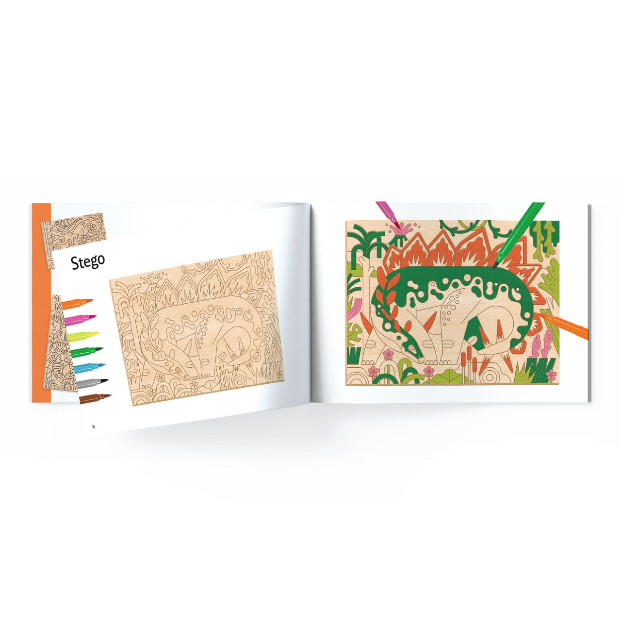 Djeco Pysselbox Djur & Natur Dino World