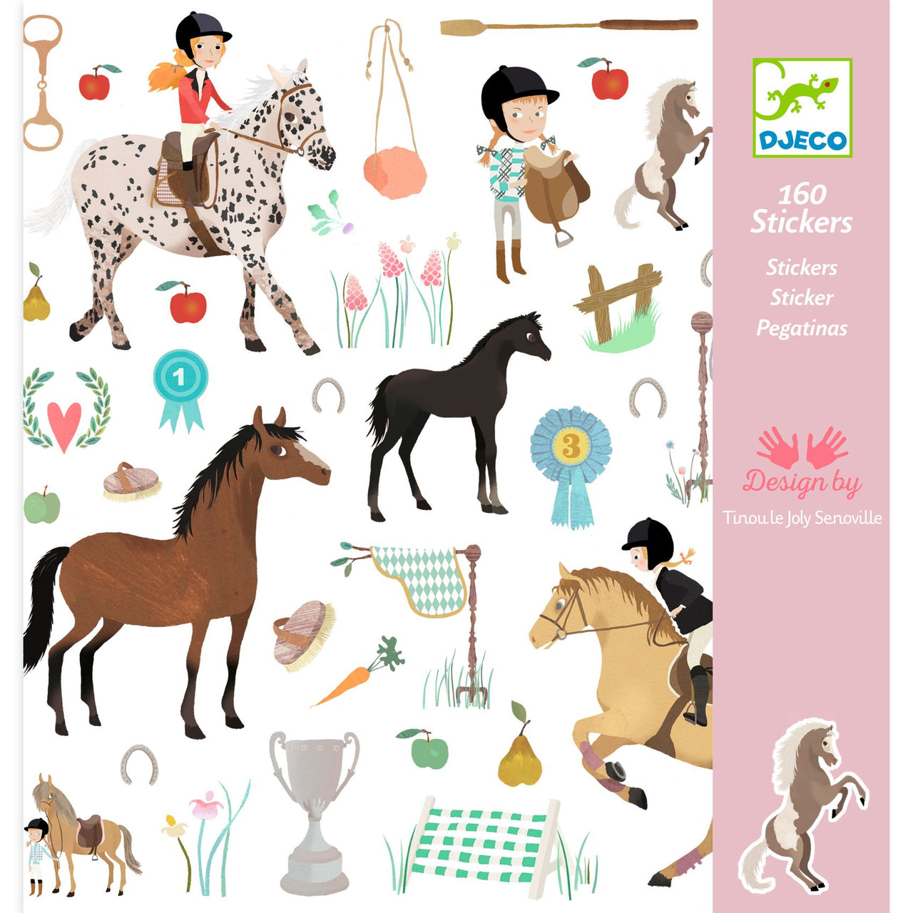 Djeco Klistermärken Horses