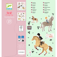 Thumbnail for Djeco Klistermärken Horses