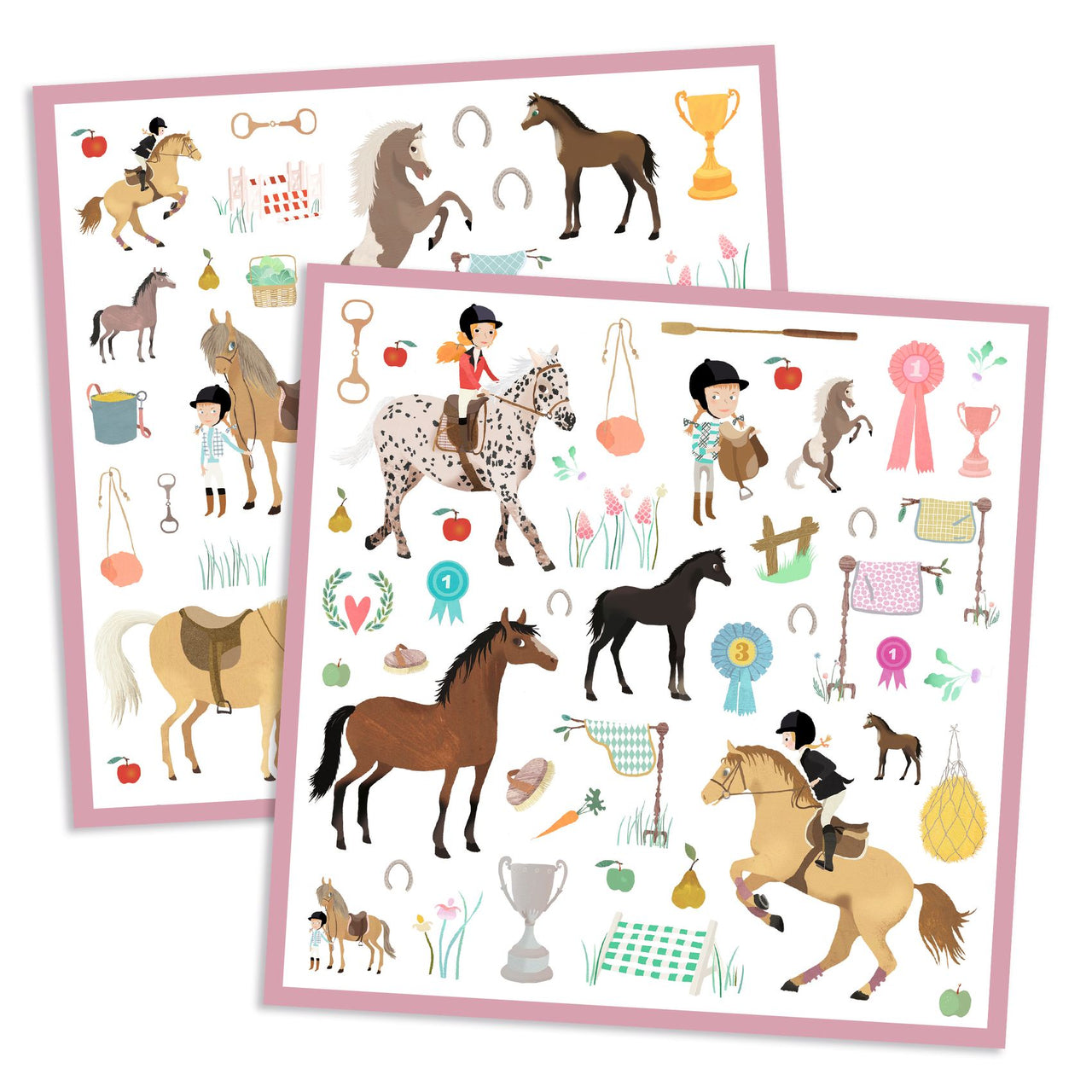 Djeco Klistermärken Horses