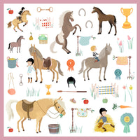 Thumbnail for Djeco Klistermärken Horses