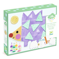Thumbnail for Djeco Pysselbox Magic Finger Painting Small Forms