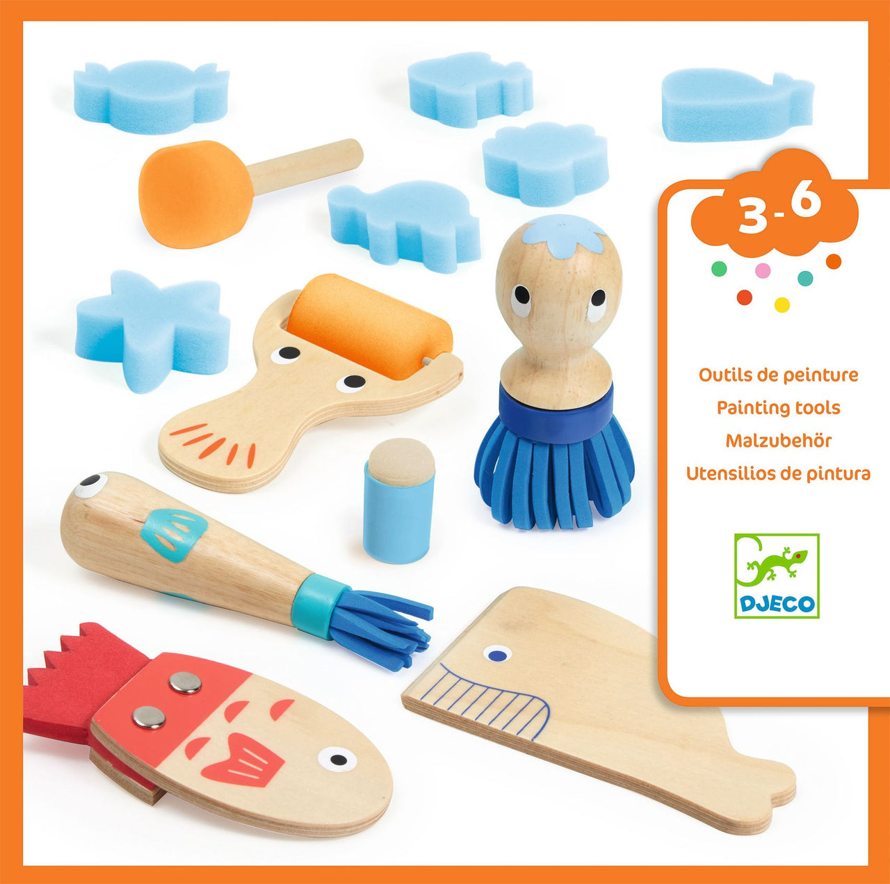 Djeco Unique Tools For Painting