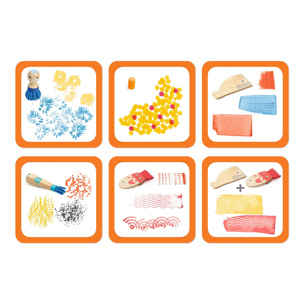 Djeco Unique Tools For Painting