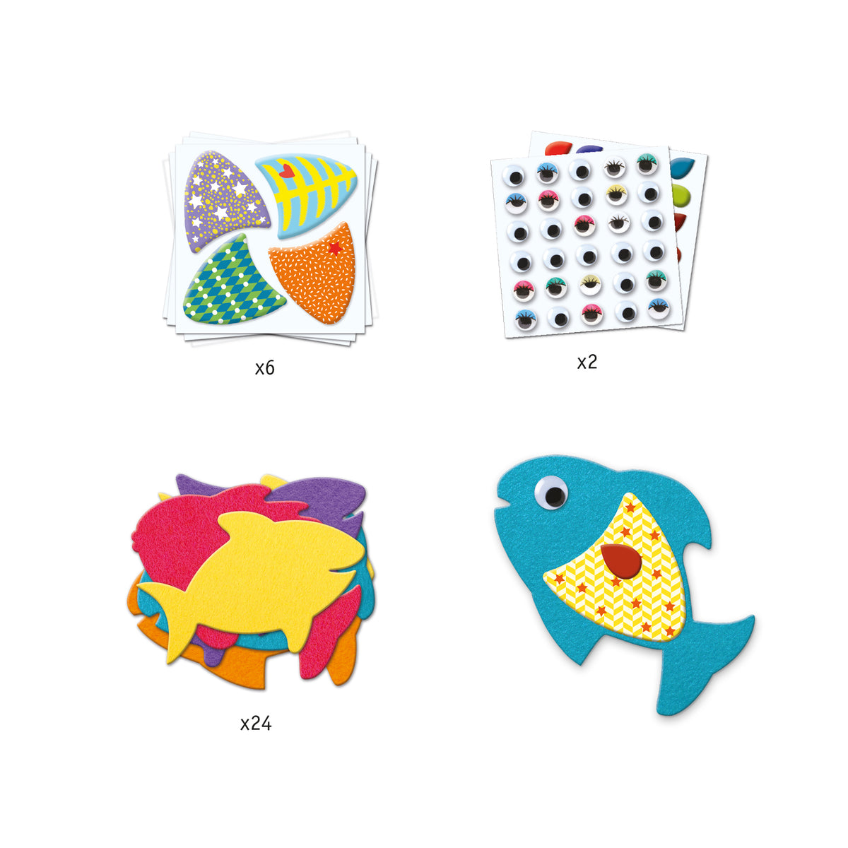 Djeco Pyssel I Love Fishes