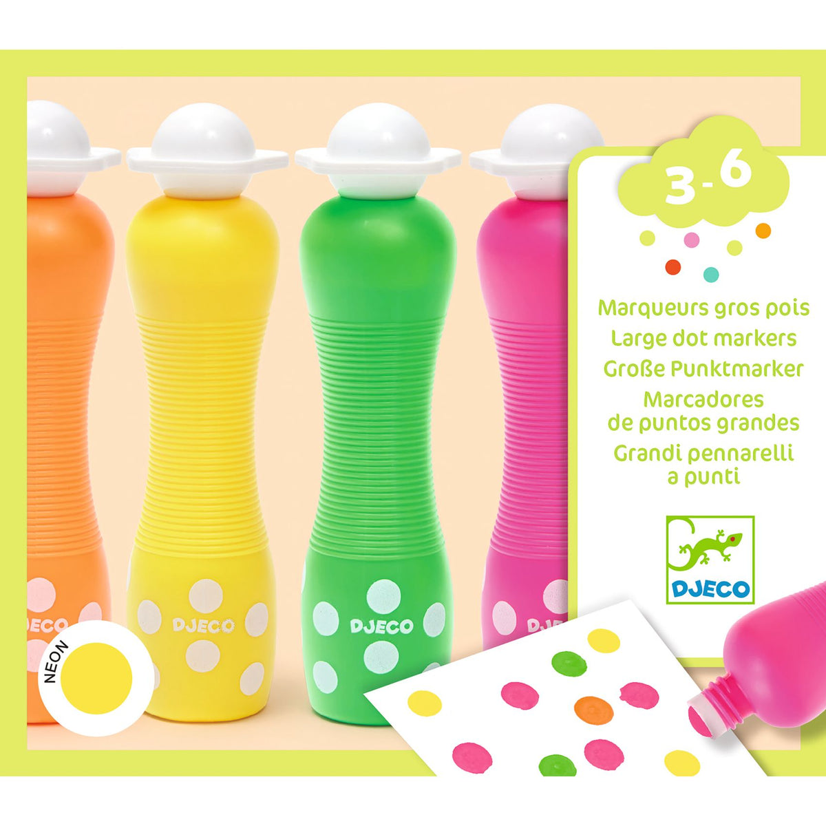 Djeco Dot Markers Neon