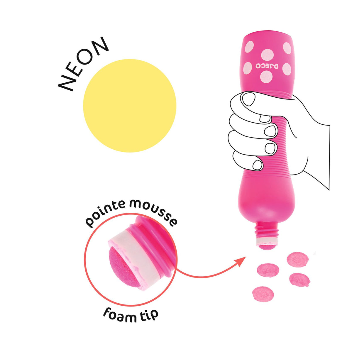 Djeco Dot Markers Neon