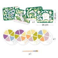 Thumbnail for Djeco Pysselbox Palette Painting Wild Ones