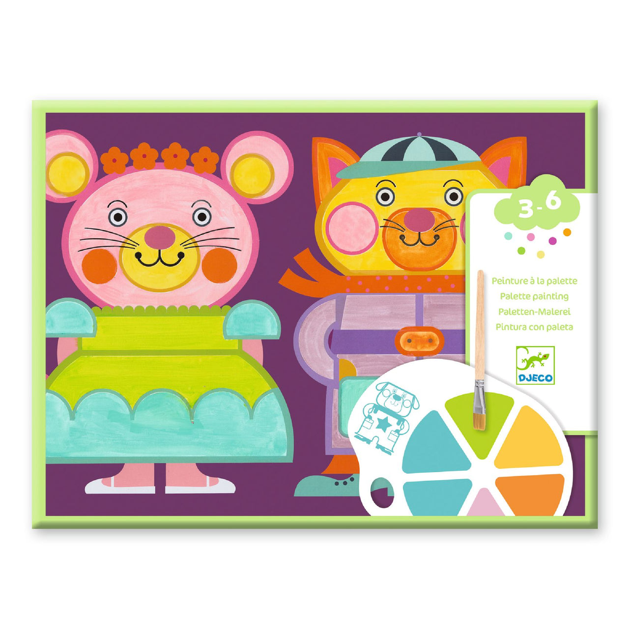 Djeco Pysselbox Palette Painting Chubby Cheeks